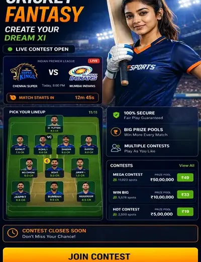 Okrummy (ok rummy) fantasy cricket & matchday visual 3